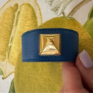 Hermes leather bracelet